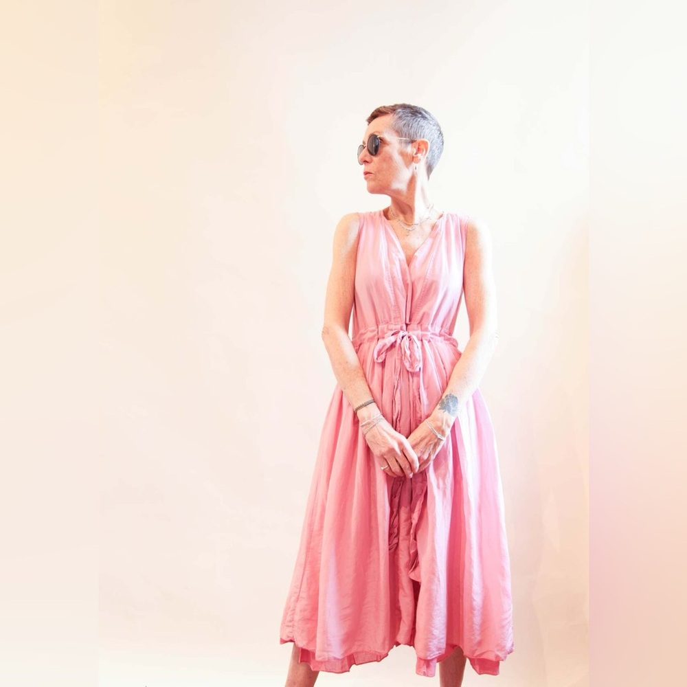 CP Shades Pink Midi Dress